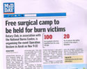 free surgical camp to be held for burn victims