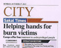 helping hands for burn victims