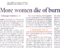 More women die of burn